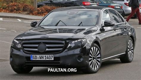 SPIED W213 Mercedes Benz E Class Is Almost Naked 2015 Mercedes Benz E