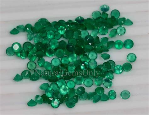 Green Onyx Round 3mm To 8mm Faceted Cut Round Natural Green Onyx Loose