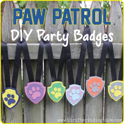 Paw Patrol Centerpieces And Personalized Badges Centerpieces And Table