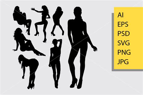 Sexy Girl 1 Silhouette Graphic By Cove703 · Creative Fabrica
