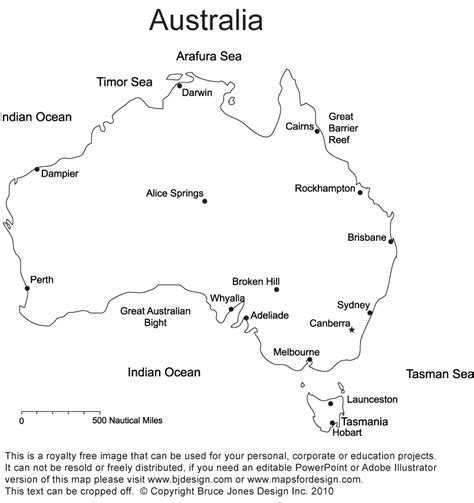 Map of australia for kids. Australia Printable, Blank Maps, Outline Maps • Royalty Free