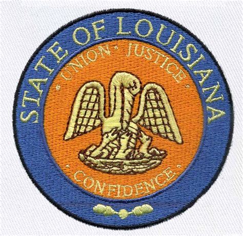 Check spelling or type a new query. Louisiana State Seal Embroidery Design | AnnTheGran
