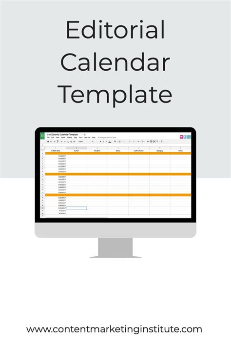 Editorial Calendar Template Editorial Calendar Template Editorial