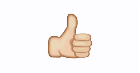 Thumbs Up Emoji Text Template Business