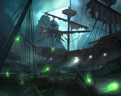See over 4 ghost ship images on danbooru. 46+ Ghost Pirate Ship Wallpaper on WallpaperSafari