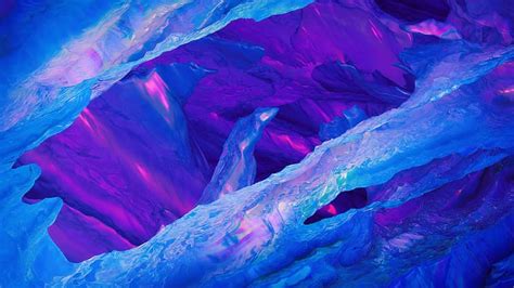 4098x768px Free Download Hd Wallpaper Abstract Blue Ice