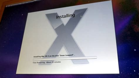 Installing Mac Os X Snow Leopard Youtube