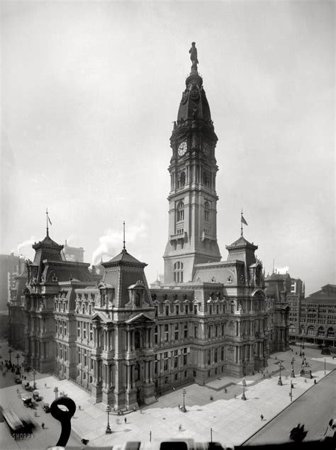 Looking At The Construction Of Philadelphia City Hall S Clock Tower