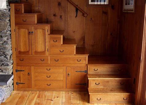 Don't forget to make good use of the space below the staircase. The Tansu Stair Cabinet - by dan mosheim @ LumberJocks.com ...