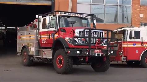 Super Exclusive And 1st Video Of The Brand New Fdny Bfu 2 Truck Being