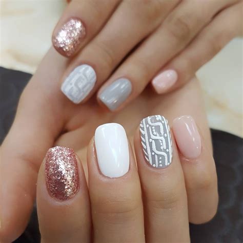 Florals, frenches, and the best lilac shade you've ever seen. 122 Winter Nail Art Designs | Best Polish Colors 2020-2021