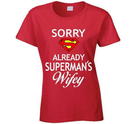 Perfect Ladies Superman T Shirt To Wear Let Everything Think Your Dating Or Even Married To