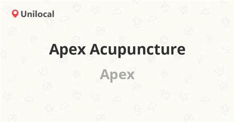 Apex Acupuncture Apex 1011 W Williams St Reviews Address And Phone