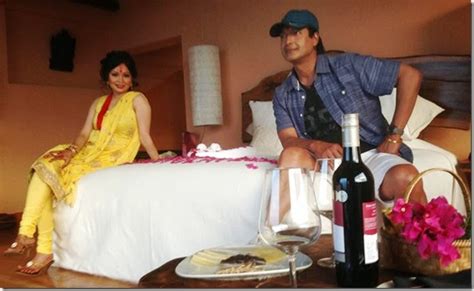 entertainment world the bed the first night suhagraat of rajesh hamal after marriage video