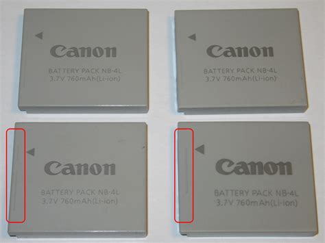 Fake/Counterfeit Canon NB-4L batteries - Travis' Blog