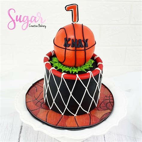 Basketball Cake 🏀sugarcreativebakery Bakery Basketball Cake Buttercream Cake