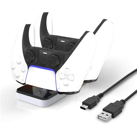 Charging Dock For Ps5 Controller Tsv Dual Charging Charger Compatible