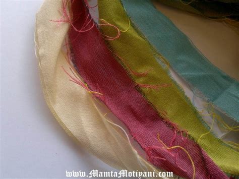 Blushing Rose Fair Trade Sari Ribbon Yarn Colorful Handmade Yarns