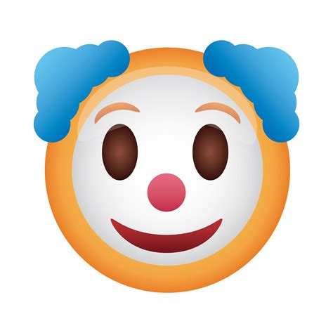 Clown Emoji Face Flat Style Icon 2475778 Vector Art At Vecteezy
