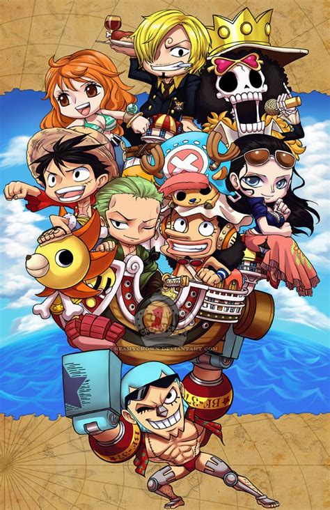 Mugiwara Chibis One Piece Seasons One Piece Wallpaper Iphone One