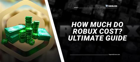 How Much Do Robux Cost The Ultimate Guide