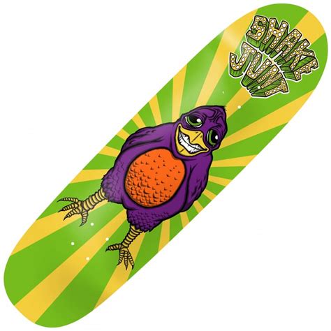 Shake Junt Purple Chicken Cruiser Skateboard Deck 85 Skateboards