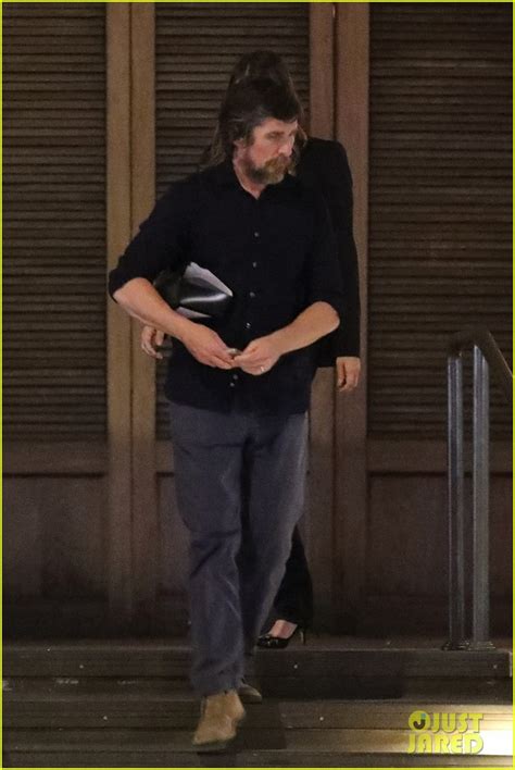 Full Sized Photo Of Christian Bale Wife Sibi Enjoy Dinner With Friends