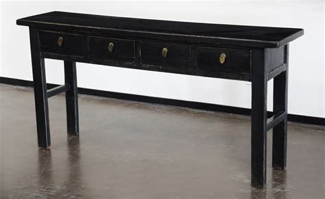 Black Sofa Table With Drawers Hawk Haven