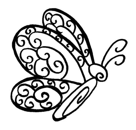 Butterfly Very Unique Coloring Page | Butterfly coloring page