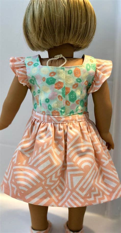retro playsuit romper and skirt for 18 inch dolls like american girl playsuit romper playsuit