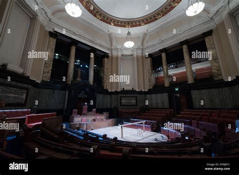 The Stage For Witness For The Prosecution By Agatha Christie Directed By Lucy Bailey In The