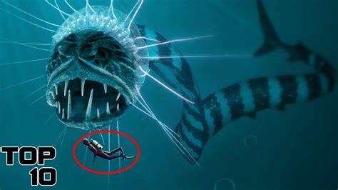 Top 10 Creepy Deep Sea Creatures That Shouldnt Exist Youtube