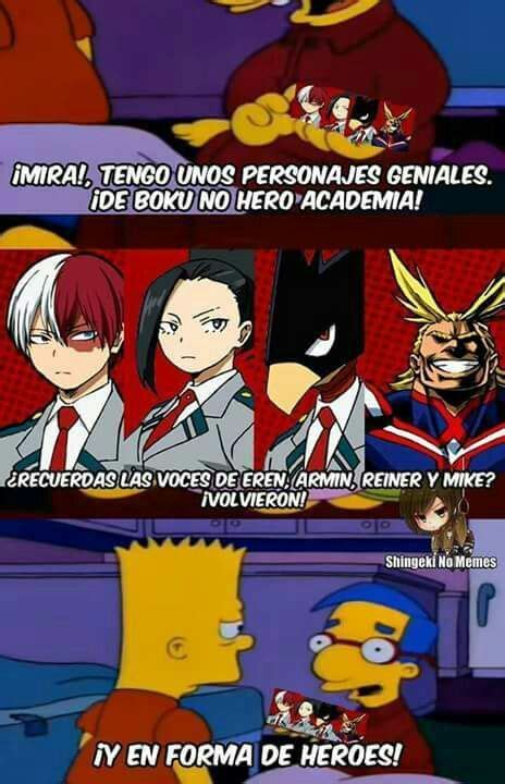 Boku No Hero Academia Los Mejores Memes En Español •anime• Amino