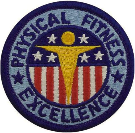 Us Army Physical Fitness Excellence Color Sew On Patch