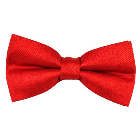 Red Paisley Patterned Mens Bow Tie From Ties Planet Uk
