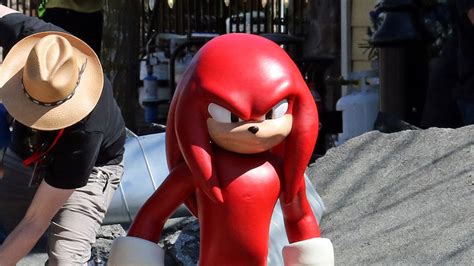 Sonic 2 Movie Set Photos Show Knuckles Design For The First Time Vgc