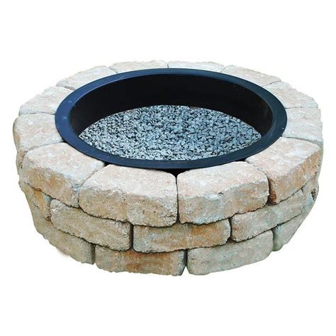 Maybe you would like to learn more about one of these? Lowe's Canada -Beltis Fire Pit Kit. $279.00 43"w X 12"h | Fire pit kit, Fire pit, Wood fire pit