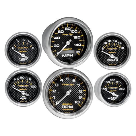 Classic Dash 107950511 6 Gauge Instrument Cluster Kit With Autometer