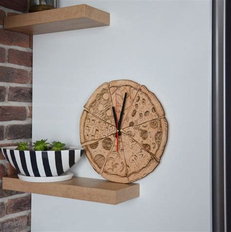 Haha Yes Round Decor Rustic Wall Clock Wood Wall Clock