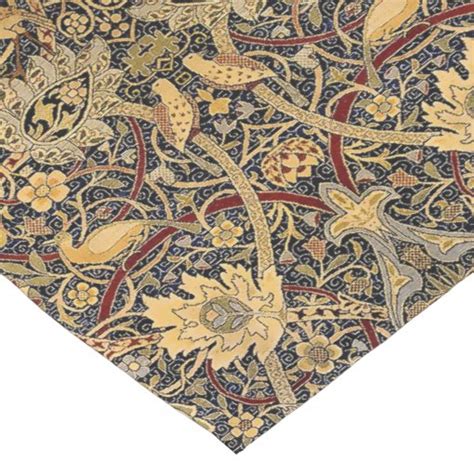 William Morris Vintage Bullerswood Carpet Pattern Short Table Runner