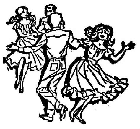 Square Dance Coloring Pages