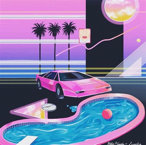 New Wave 80s Miami Vice Art Miami Vice Miami Vice Theme Miami Vice
