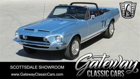 Brittany Blue 1968 Ford Mustang Only 318 Gt500 Kr Convertibles Built