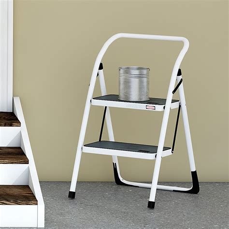 Wfx Utility™ 2 Step Steel Step Stool With 300 Lb Load Capacity