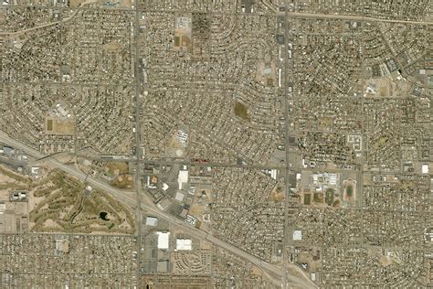 Albuquerque New Mexico Satellite Poster Map