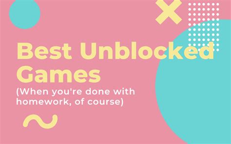 Best Unblocked Games To Play In School Westwood Horizon