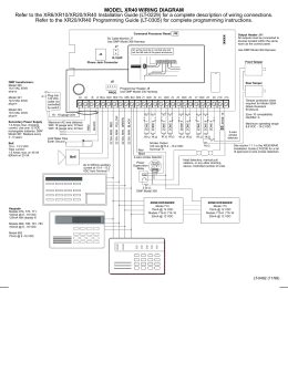 XT-30/50 Wiring Sheet - Vallance Security Systems