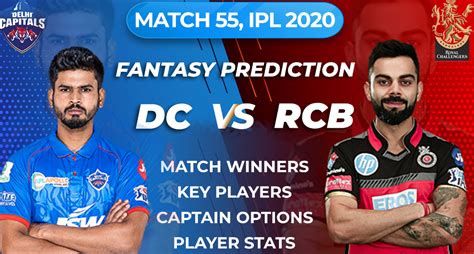 Dc vs rcb ipl 2021 live score: DC vs RCB Dream11 IPL 2020 Prediction Tips Captain Options ...