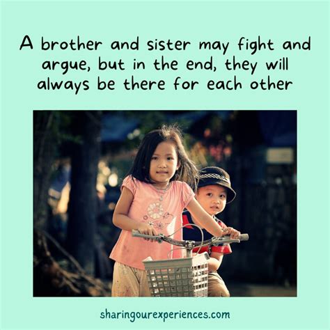 Funny And Heartwarming Quotes About Brother And Sister