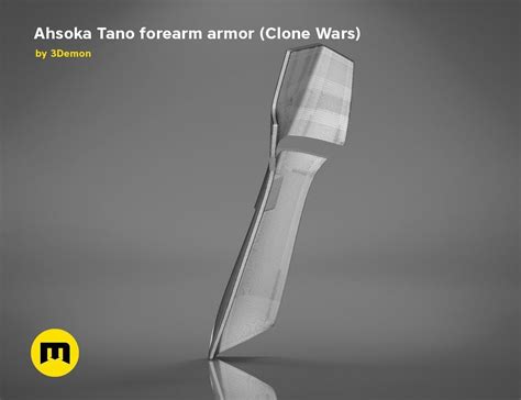 Ahsoka Tano Clone Wars Forearm Armor 3d Model 3d Printable Cgtrader